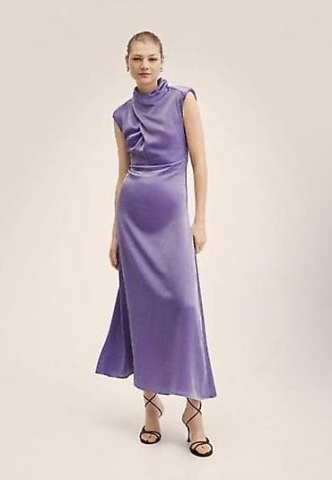 prakat donlar: MNG Exclusive Collection uzun geyim - Rəng: bənövşəyi (şimmerli — 4