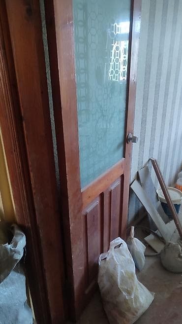 agac qapi: Taxta daxili qapılar dəsti - Material: təbii ağac (şam tipli), lakla — 3