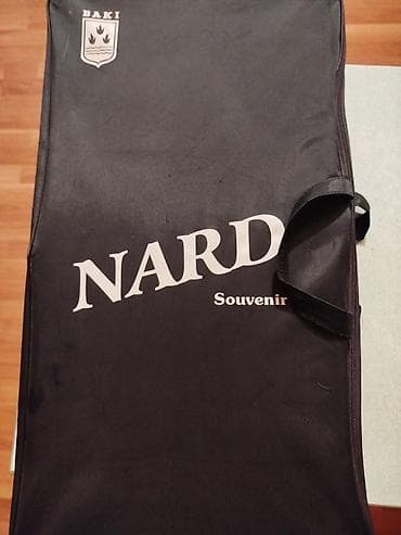 Nard (backgammon) dəsti – “Bakı” loqolu suvenir model - Portativ — 1