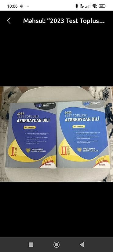 tarix test toplusu 2020: İngilis dili Testlər 11-ci sinif, DİM, 1-ci hissə, 2023 il — 10