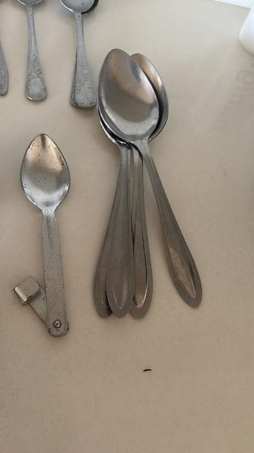 piknik sufresi: Mətbəx qaşıqları dəsti - Material: metal (paslanmayan rəngli, klassik — 3