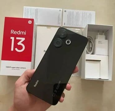 Redmi 13, 256 GB, rəng - Qara, Sənədlərlə