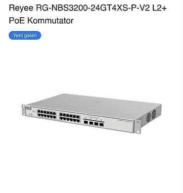 Reyee RG-NBS3200-24GT4XS-P-V2 L2+ PoE Kommutator - 24x Gigabit