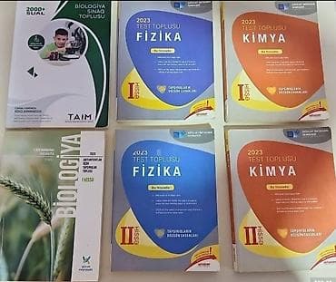 kitab alan: 2023 Fizika və Kimya I və II hissə test topluları, 2020 Biologiya — 1