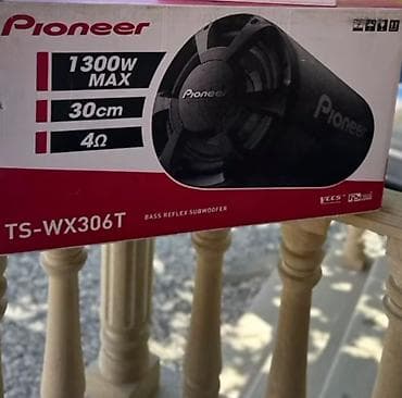 maşin kalonka: Pioneer TS-WX306T bas refleks subwoofer - Güc: 1300W MAX - Ölçü: 30 — 3