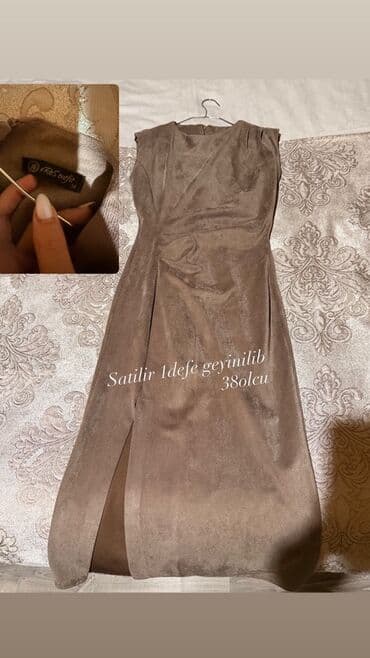 Renault: Повседневное платье, Миди, M — 2