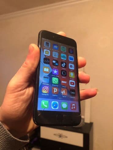 IPhone 7, 32 GB, Qara, Zəmanət, Barmaq izi, Simsiz şarj