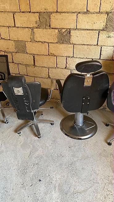 ucuz kreslolar: Bərbər/kosmetoloji kreslolar dəsti - Model: salon üçün peşəkar bərbər — 4