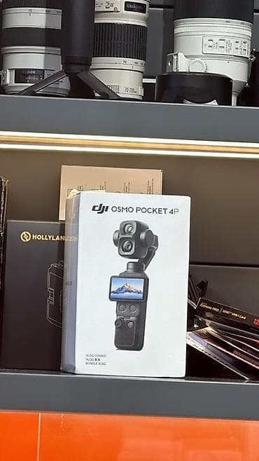 hdmi kabel mini: DJI Osmo Pocket 4P – Vlog Combo Kompakt, cibə sığan stabilizatorlu — 1