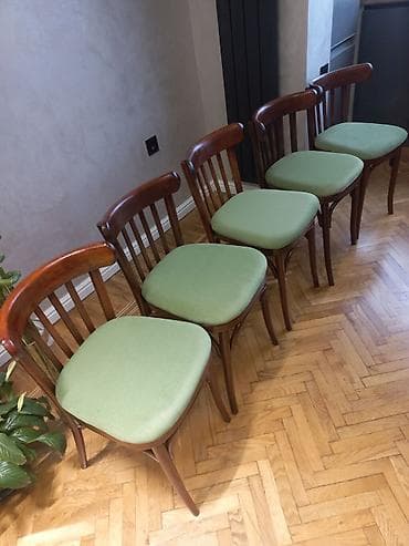 qədimi stol: Mətbəx üçün, Qatlanmayan, Stul — 2