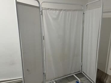 Tibbi arakəsmələr: Üçpanelli tibbi paravan Istıfade olunub - Material: möhkəm metal — 3
