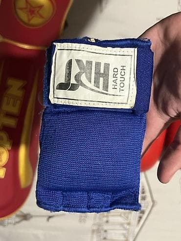 boks aparatı: Boks/MMA komplekti - TOP TEN brendi: 1 cüt qırmızı boks əlcəyi — 4
