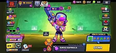 Brawl Stars oyun hesabı - Kupa: 29,800 (Kupa Yolu III rütbə nişanı — 1