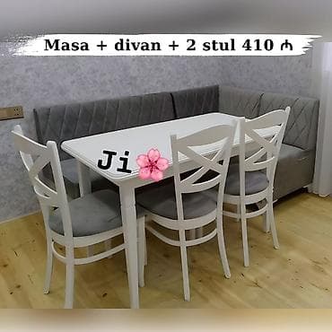 Turkiye istehsali. Metbex masa desti Masa 2 oturacaq divan Masa