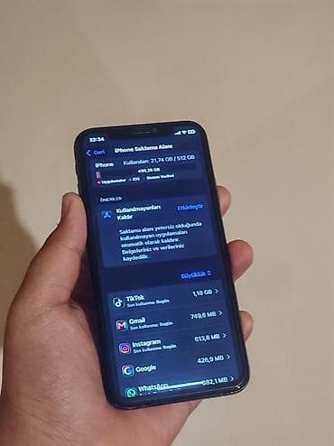 xiaomi 11 pro max: IPhone Xs, 512 GB, Qara, Zəmanət, Simsiz şarj, Face ID — 5