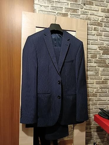 Kostyum, Demisezon, Massimo Dutti, L, rəng - Mavi