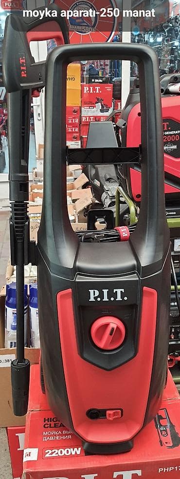P.I.T. yüksək təzyiqli yuyucu aparatı - Güc: 2200W - Brend: P.I.T. -