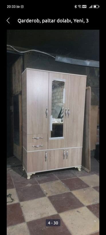 mətbəx skaflari: Yeni, Açılan, 4 qapılı Düz dolab, Qarderob, paltar dolabı, Azərbaycan — 7