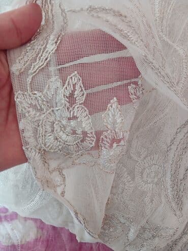 vinil divar kağızları: Tül pərdə eni ;3 metr, uzunu 2,85 sm.Hazırdır.Zakaz tikdirmişəm — 7