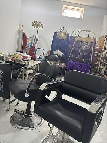 malazya mebel: Peşəkar salon kresloları – 2 model - Material: Qara eko‑dəri oturacaq — 1