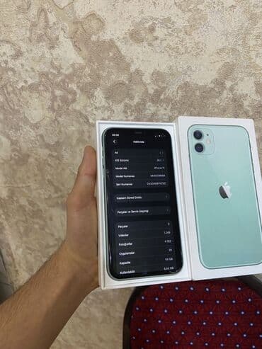 домашний телефон: IPhone 11, 64 ГБ, Зеленый, Face ID — 6