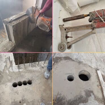 seyf qapi: #Betonkesme #betondeşmə Beton kubik kərpic - dən kəsim deşim — 18