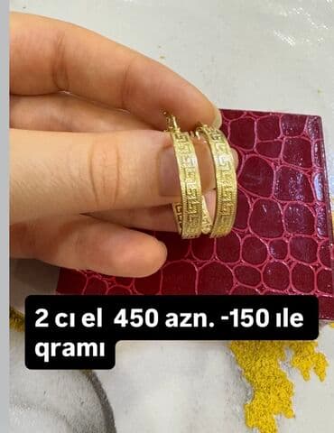 Sırğa, Versace, Sarı qızıl, 585 Əyar, Ödənişli çatdırılma lalafo.az -da Sırğa, Versace, Sarı qızıl, 585 Əyar, Ödənişli çatdırılma