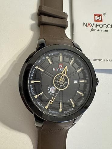 up saatlari: Qol saatı, NaviForce, rəng - Qara — 1