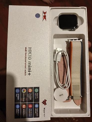 Smart saatlar: HK10 mini+ Multi-Function Smart Watch Xüsusiyyətlər: - AI Watch Face — 1