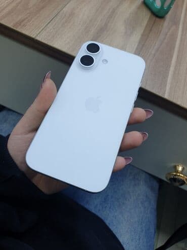 Lincoln: IPhone 16, 128 ГБ, Белый, Face ID — 2