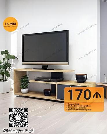 Düz TV altlığı, Polkalı, Taxtalı