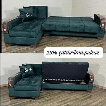 divan hovsan: Künc divan dəsti – yataq funksiyalı və sandıqlı - Model: künc divan — 2