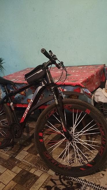 Velosiped ehtiyyat hissələri: SAFT marka dağ velosipedi - Geniş profilli 26" təkərlər, disk — 3