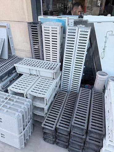 Yağış suları üçün plastik drenaj kanalları və barmaqlıqlar - Təyinat