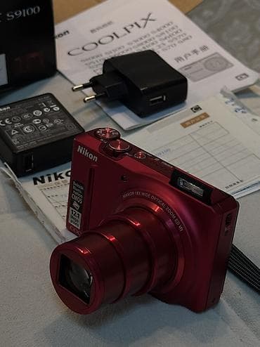 099 nomre satilir: Nikon CoolPix S9100 12.1 Megapixels 18x Optic zoom Yenidir, tam — 6