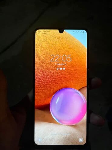 Samsung Galaxy A32, 128 GB, rəng - Boz, Barmaq izi