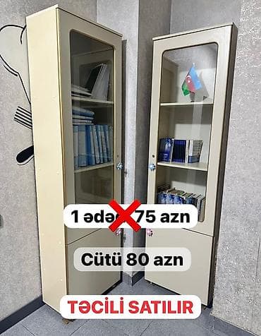 Şüşəli dolab vitrini