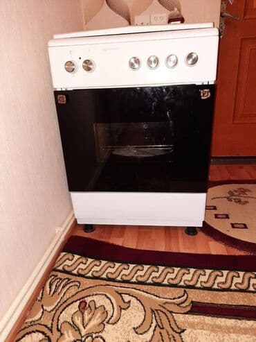 Бытовая техника: Газовая печь 4 конфорки, Б/у — 1