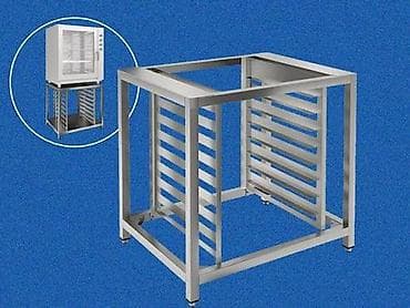 Pastry/konveksiya sobası üçün paslanmayan poladdan altlıq-stend -