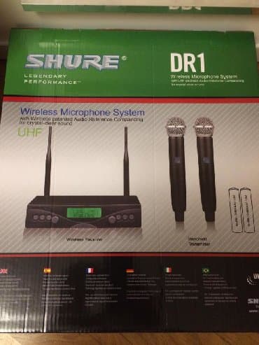 микрофон купить в баку: Shure mikrofon oxumaq üçün Təzə qutuda 2 ədədli led ekran — 9