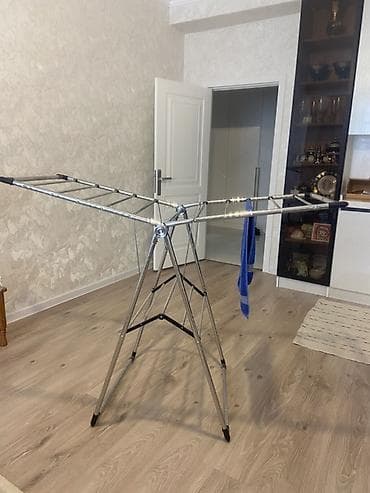 metbex cilciraqlari: Metal geyim qurudan asılqan – üçayaqlı, qatlanan model — 4