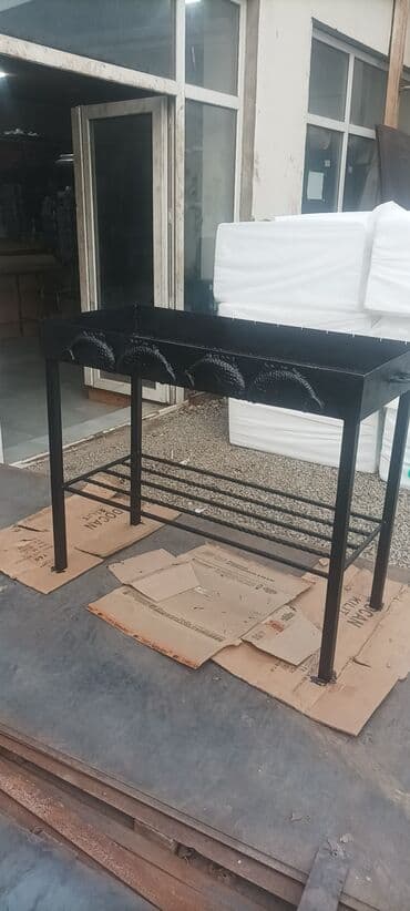 balvanka nedir: Mangal – metal konstruksiyalı, ayaqlı model - Material: qalın — 3