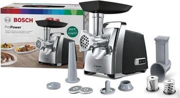 bosch ətcəkən: Ət çəkən maşın Bosch, 2000 Vt, Revers ilə, Yeni — 1