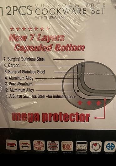 zepter bicaq desti: Qazan, rəng - Gümüşü, Paslanmayan polad, Almaniya — 8