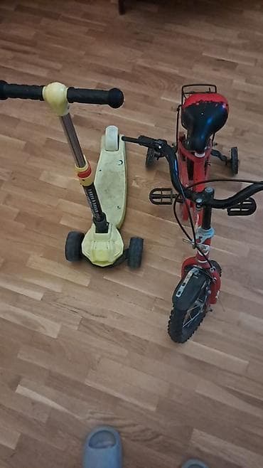 Детский мир: Uşaq velosipedi və skuter dəsti - Uşaq velosipedi: kiçik ölçülü, 12” — 1