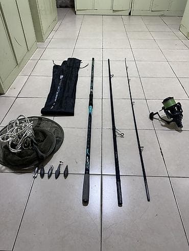 Ovçuluq və balıqçılıq: Sweida Spinning 1heftedir alinib tezedir 4.25 uzunluq 200/400Gram atis — 1