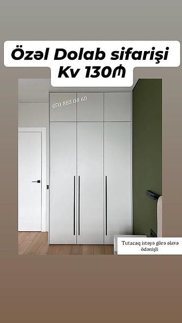 paltar işqafi: Düz dolab, Paltar üçün, Açılan, Quraşdırıla bilən — 1