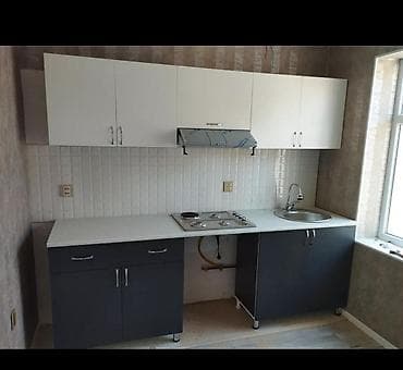 Mətbəx mebel dəsti – kompakt və funksional dizayn - Üst modul: ağ