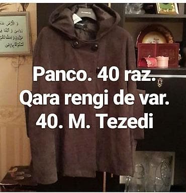 Paltolar: Panco. Astarlıdı. İki rengi var. 4042 razmerdi. Turkiyenindi. 35 m — 1