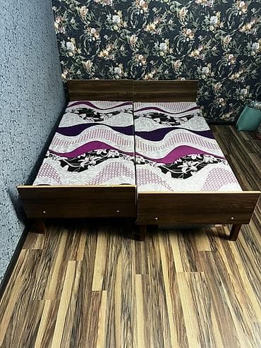 Çarpayılar: İşlənmiş, Təknəfərlik çarpayı, Bazalı, Matras ilə, Siyirməsiz, Azərbaycan — 7